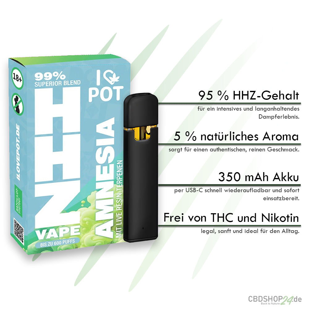 ILovePot HHZ Vape 95% Superior Blend - Amnesia-cbdshop24.de