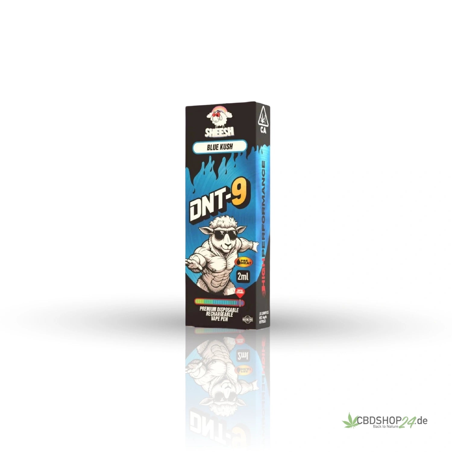 Sheesh DNT9 Vape - Blue Kush 2ml