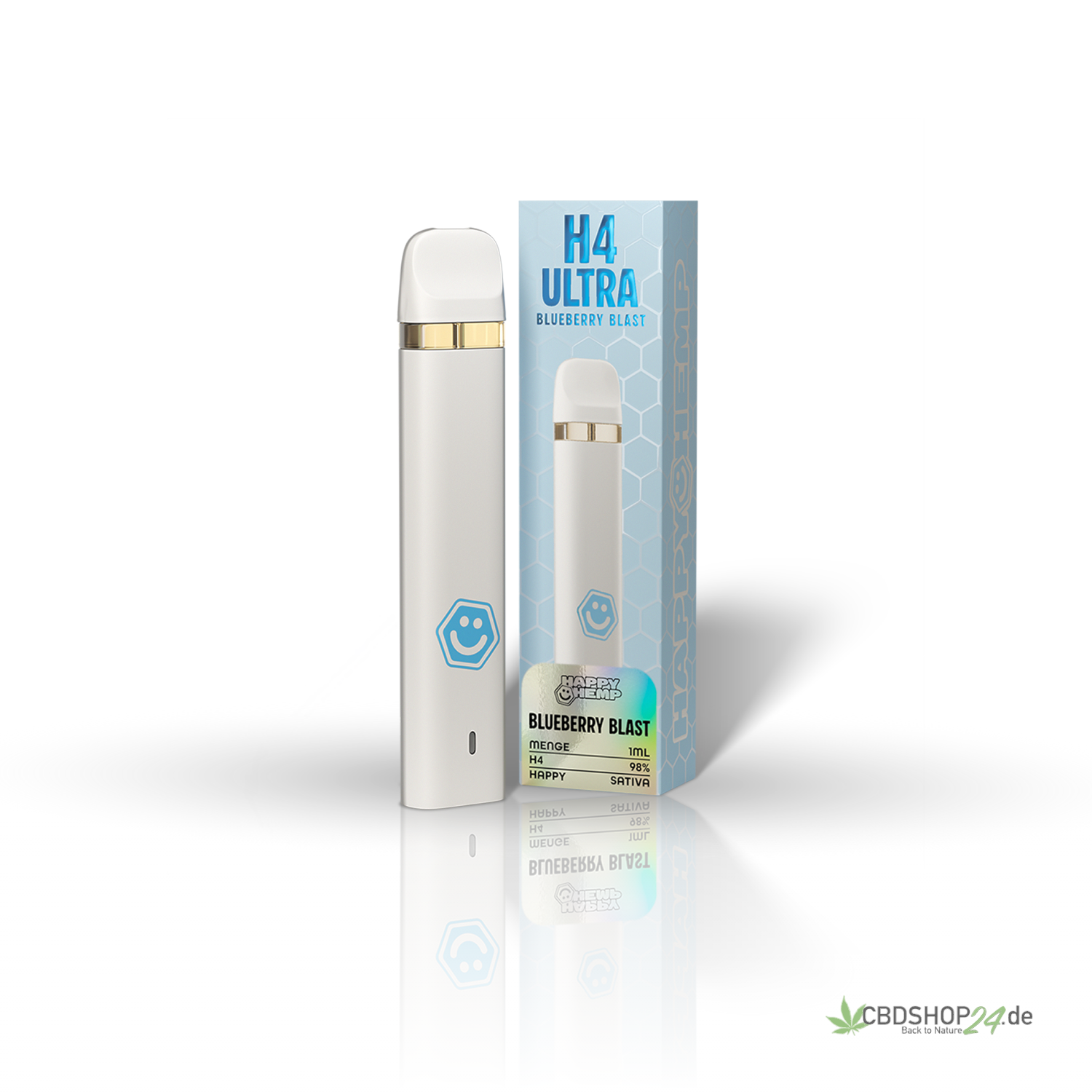 Happy Hemp® H4 Ультра Вейп 98% - Blueberry Blast