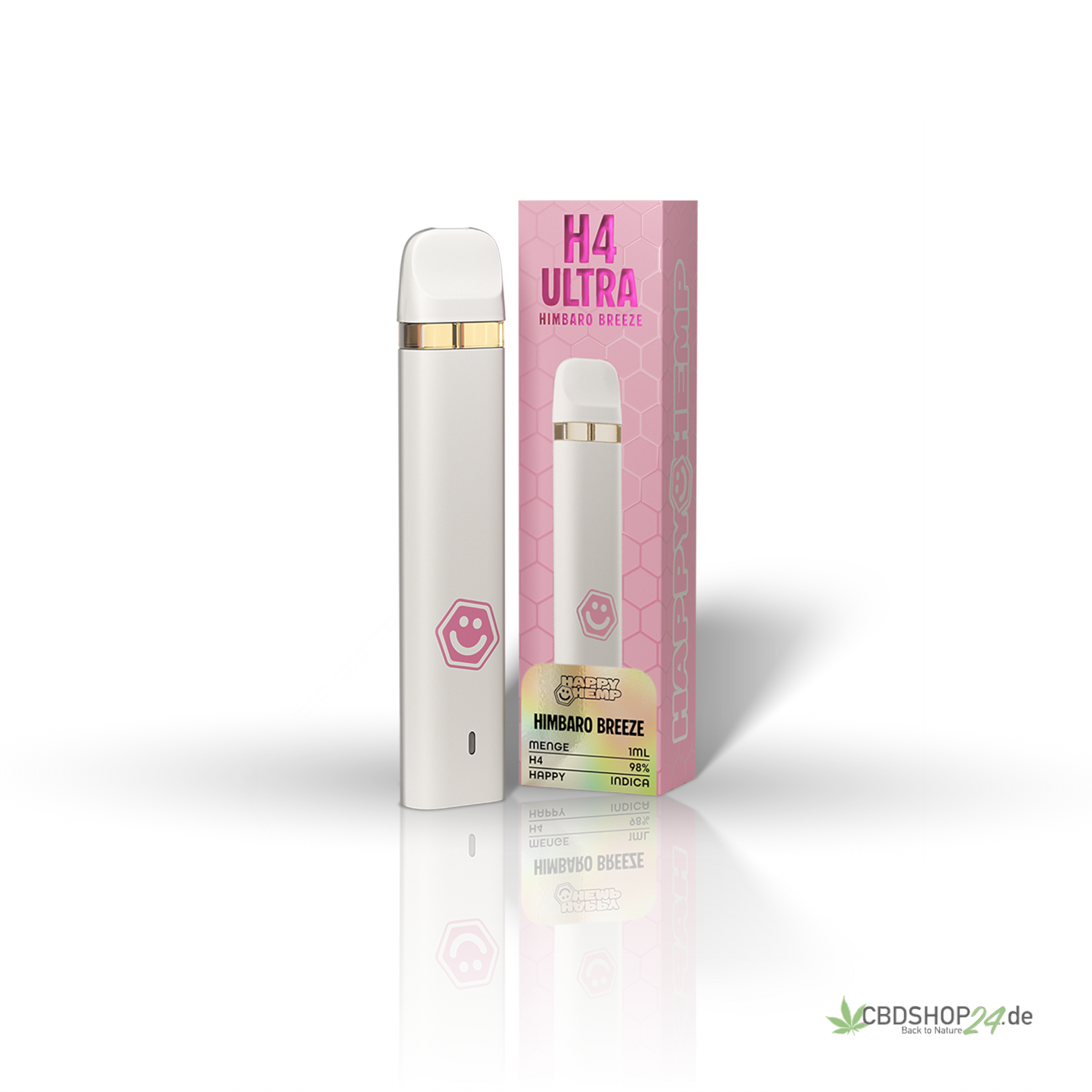 Happy Hemp® H4 Ультра Вейп 98% - Himbaro Breeze