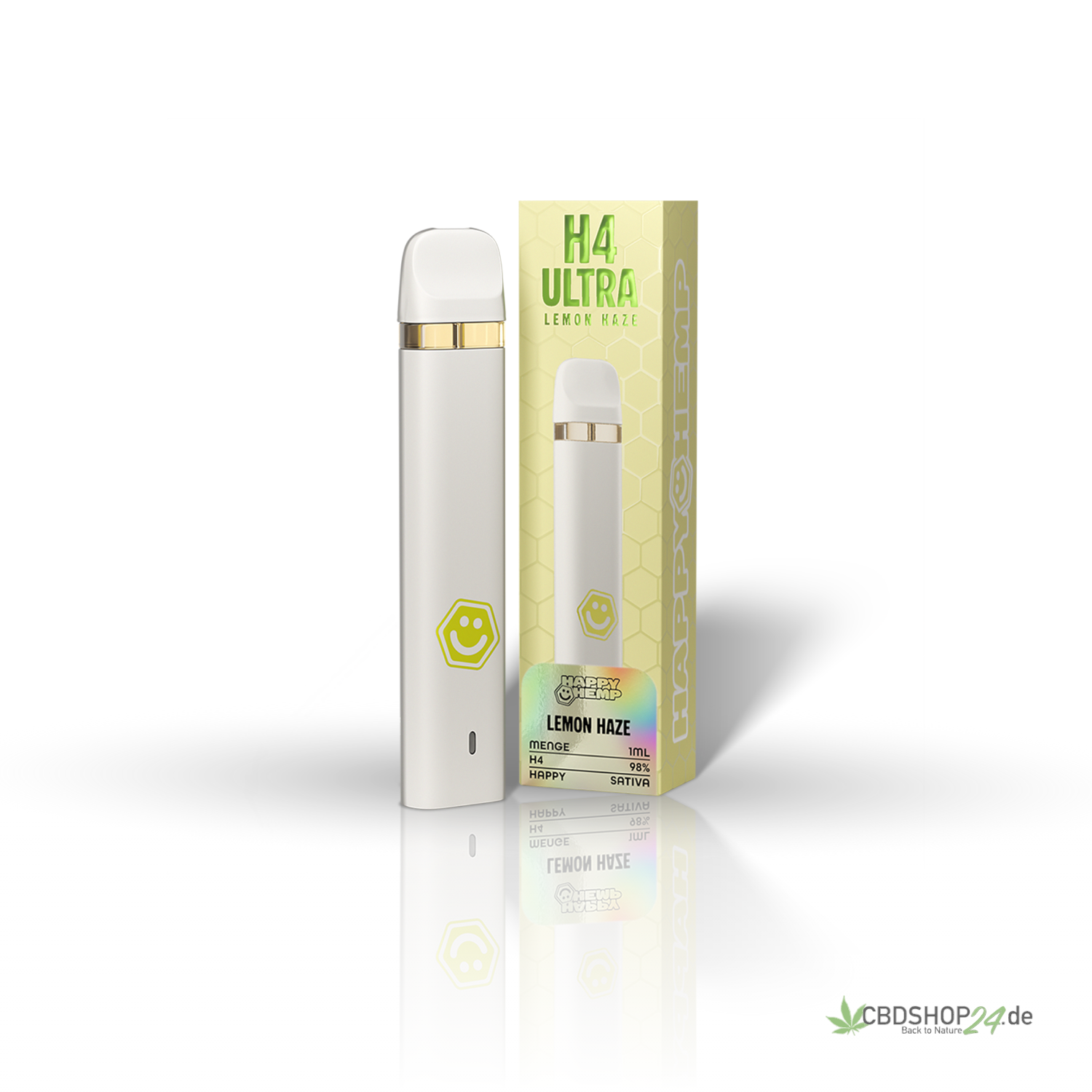 Happy Hemp® H4 Ultra Вейп 98% - Super Lemon Haze