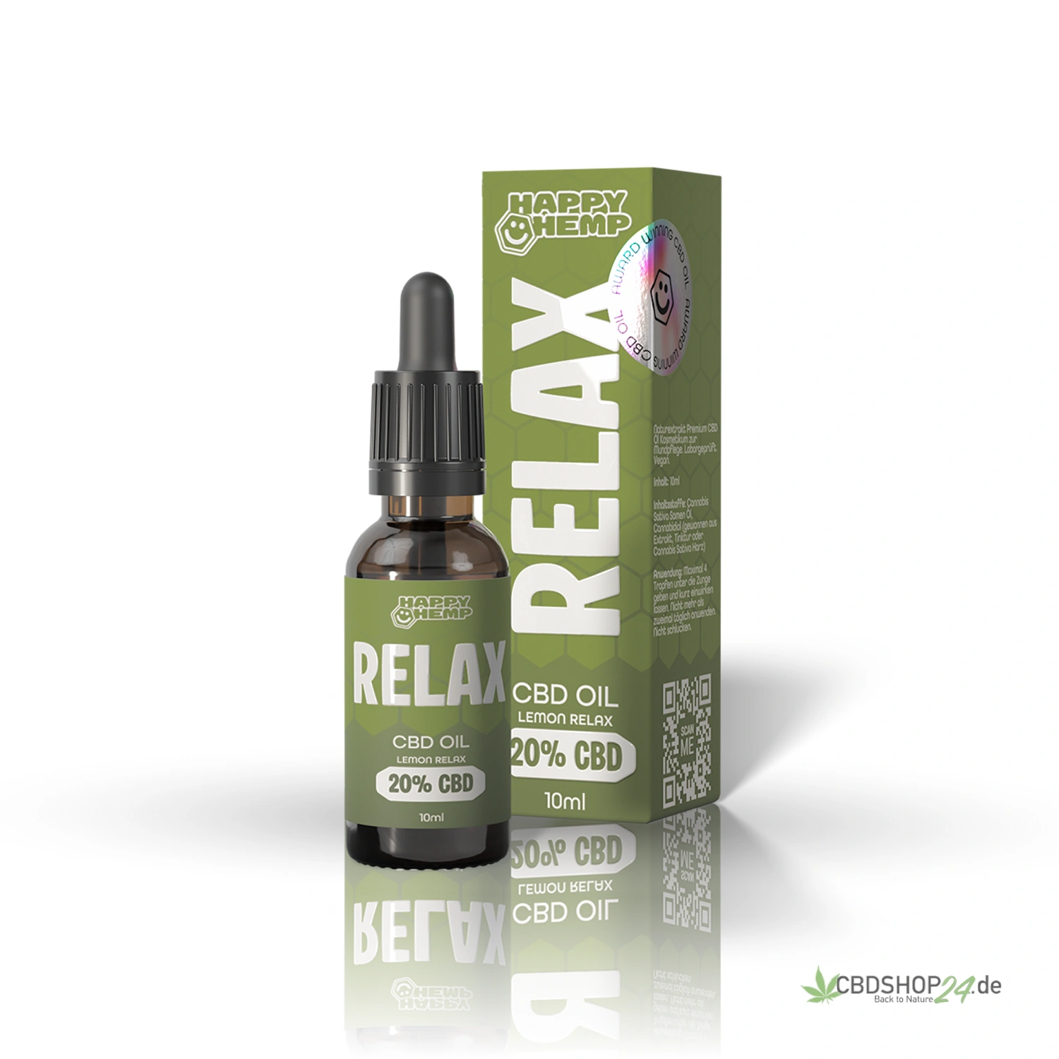 Happy Hemp® Olej CBD Lemon Relax 20%