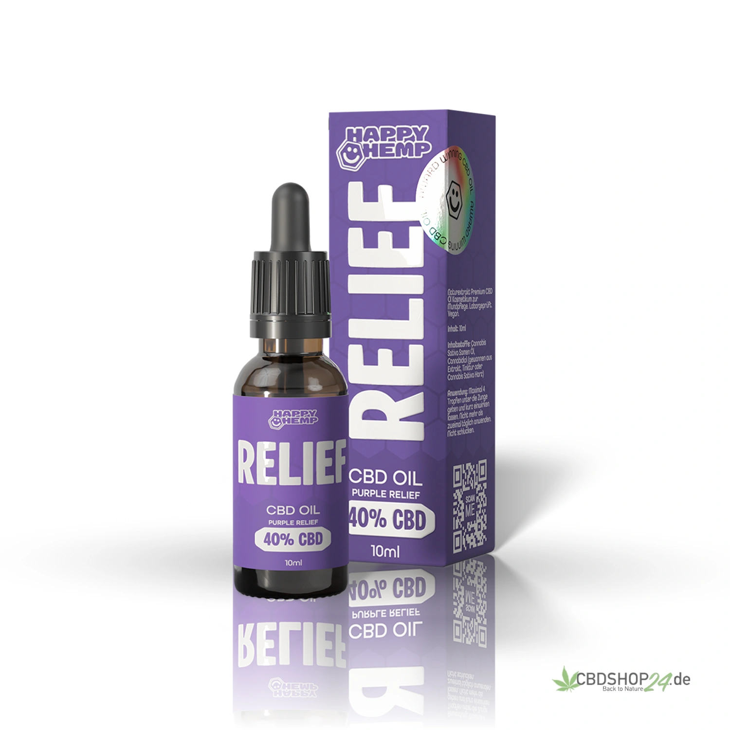 Happy Hemp® Olej CBD Purple Relief 40%