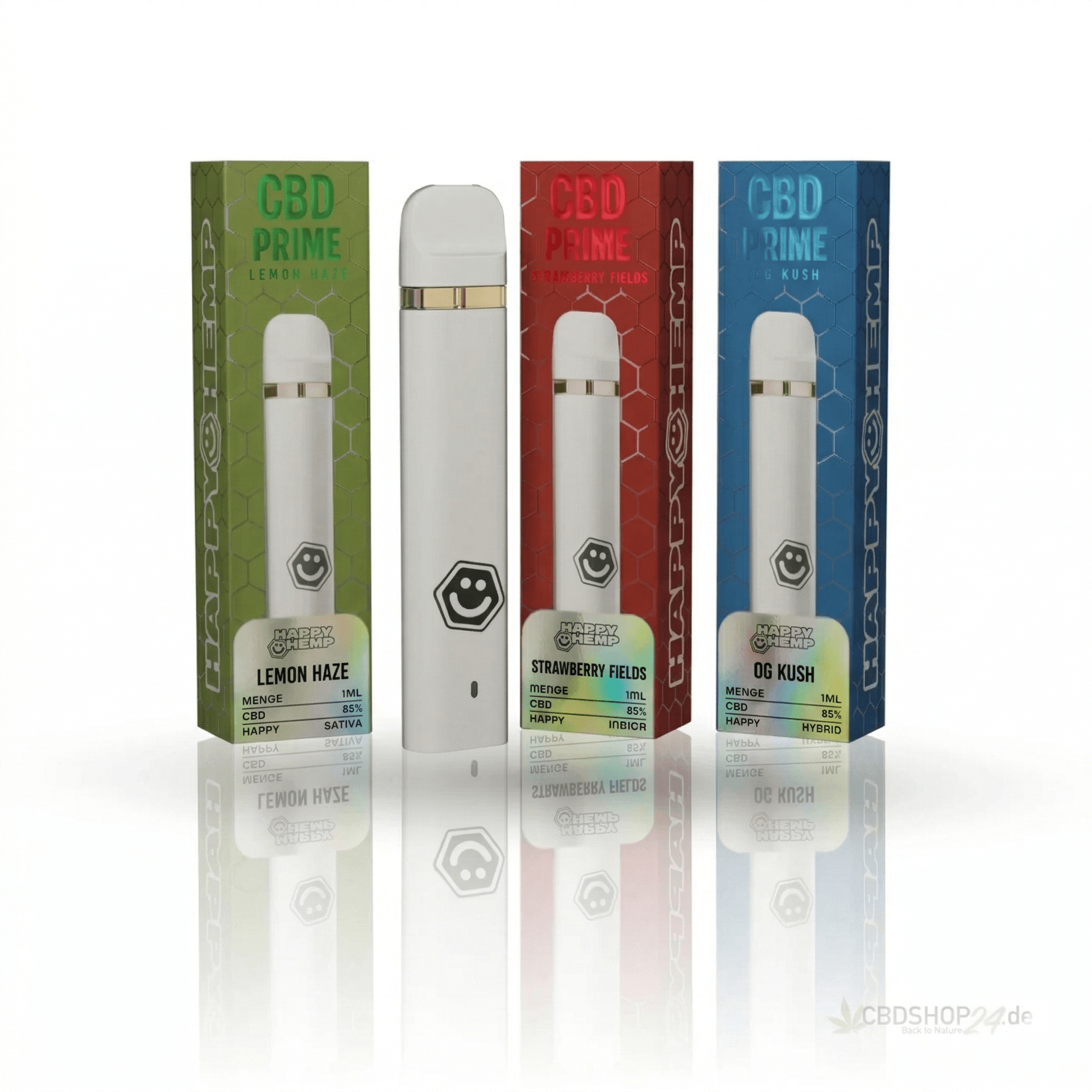 Happy Hemp® CBD Vape Bundle 3-pack Happy Hemp® CBD Vape Bundle 3-pack