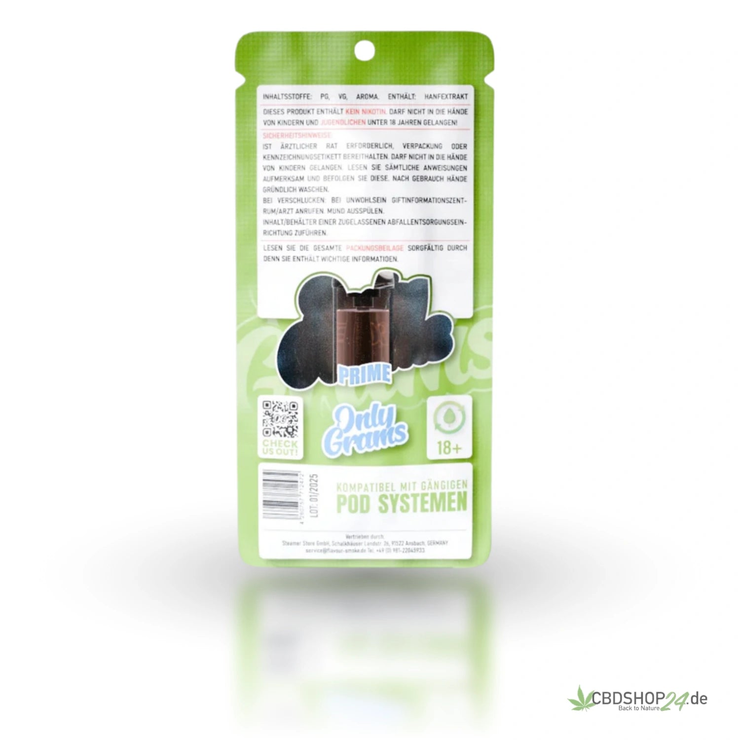 OnlyGrams H2 Superior Pod 96% - Lime