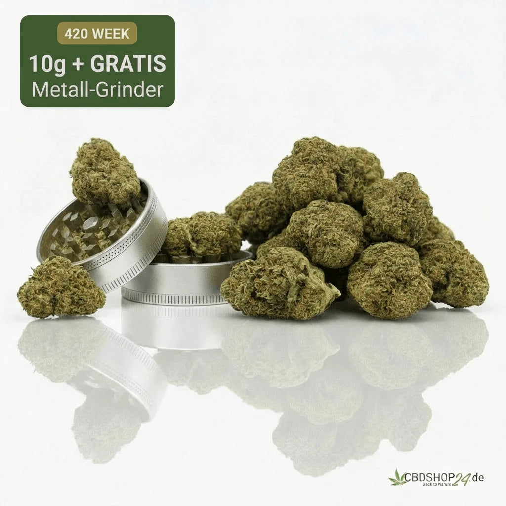 Blue Dream Fleur H2 Superior 10 g + Grinder en métal précieux offert