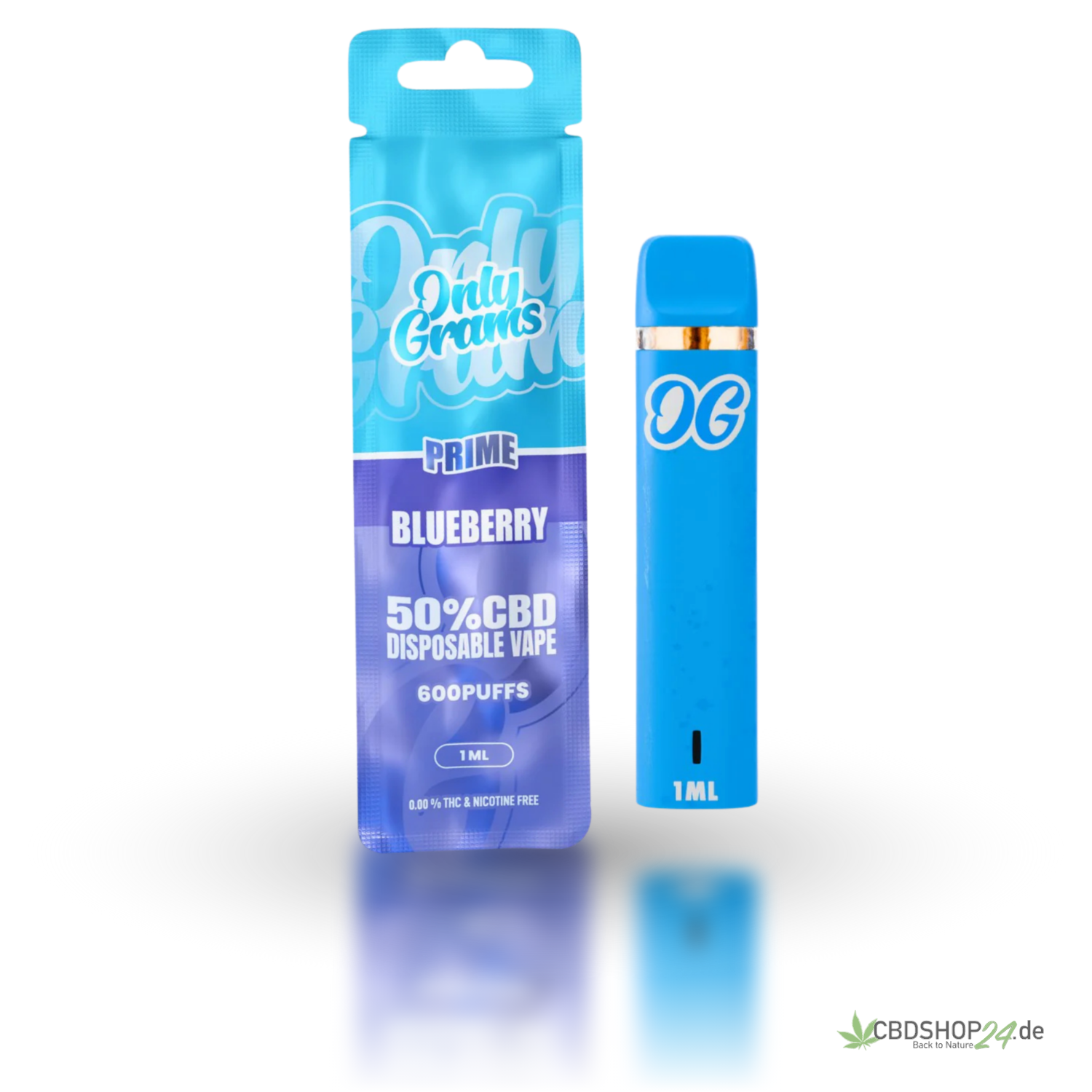 OnlyGrams CBD Vape 50% - Blueberry cbdshop24