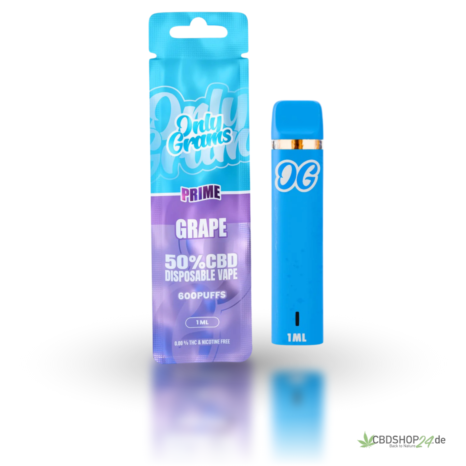 OnlyGrams CBD Vape 50% - Grape cbdshop24