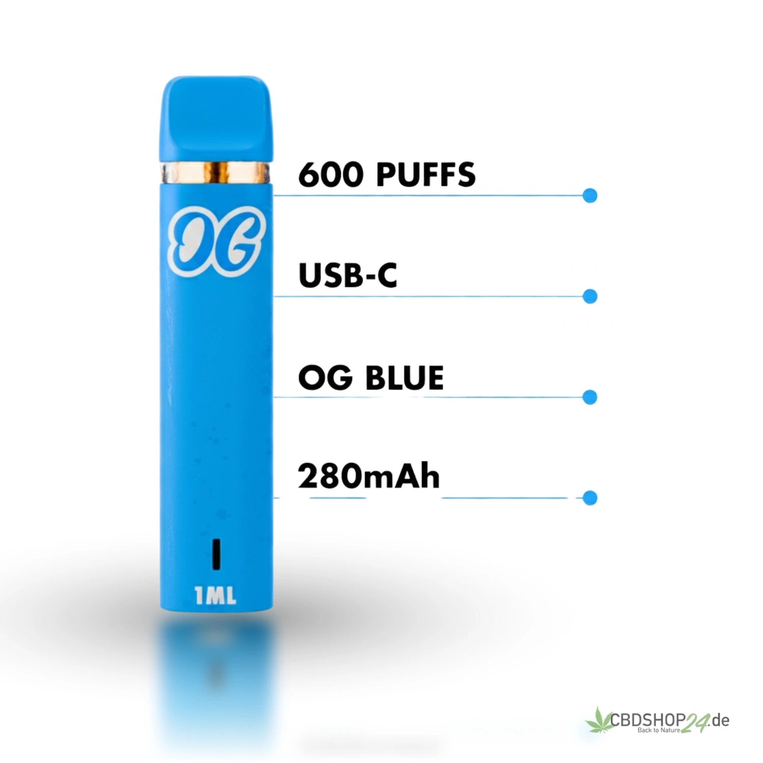 OnlyGrams CBD Vape 50% - Lime cbdshop24