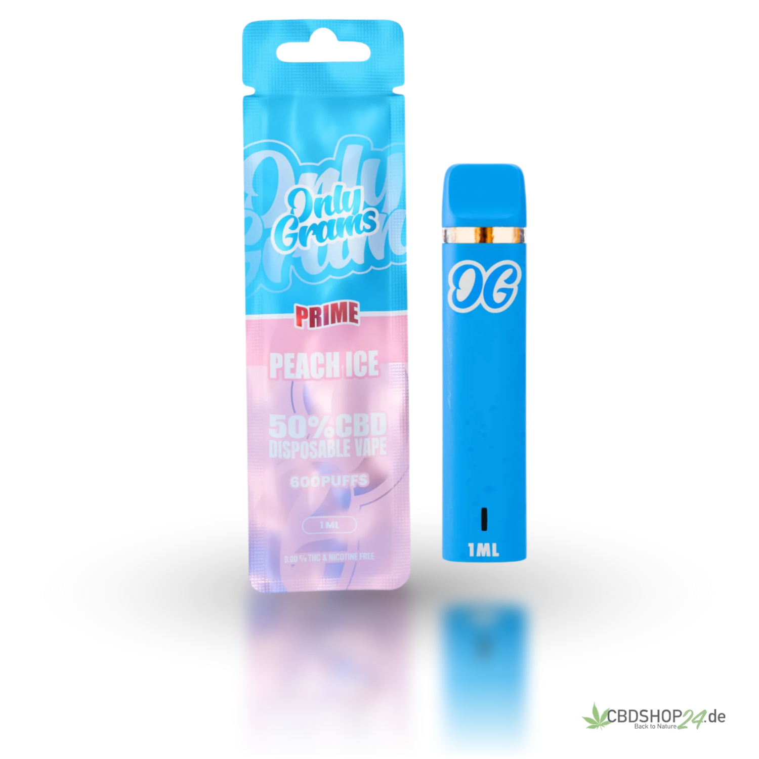 OnlyGrams CBD Vape 50% - Peach Ice cbdshop24