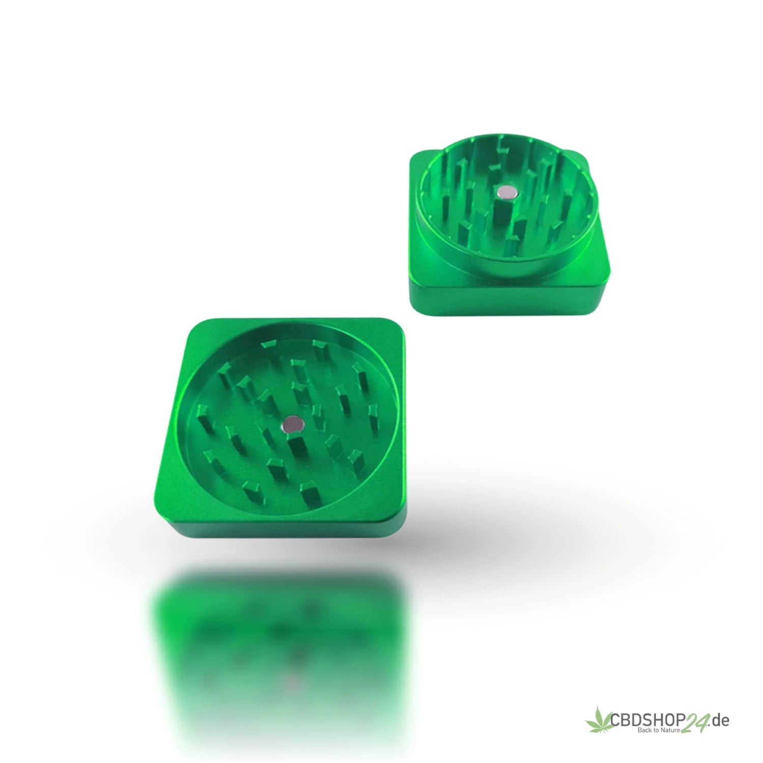 GHODT Square Grinder Grün-cbdshop24.de