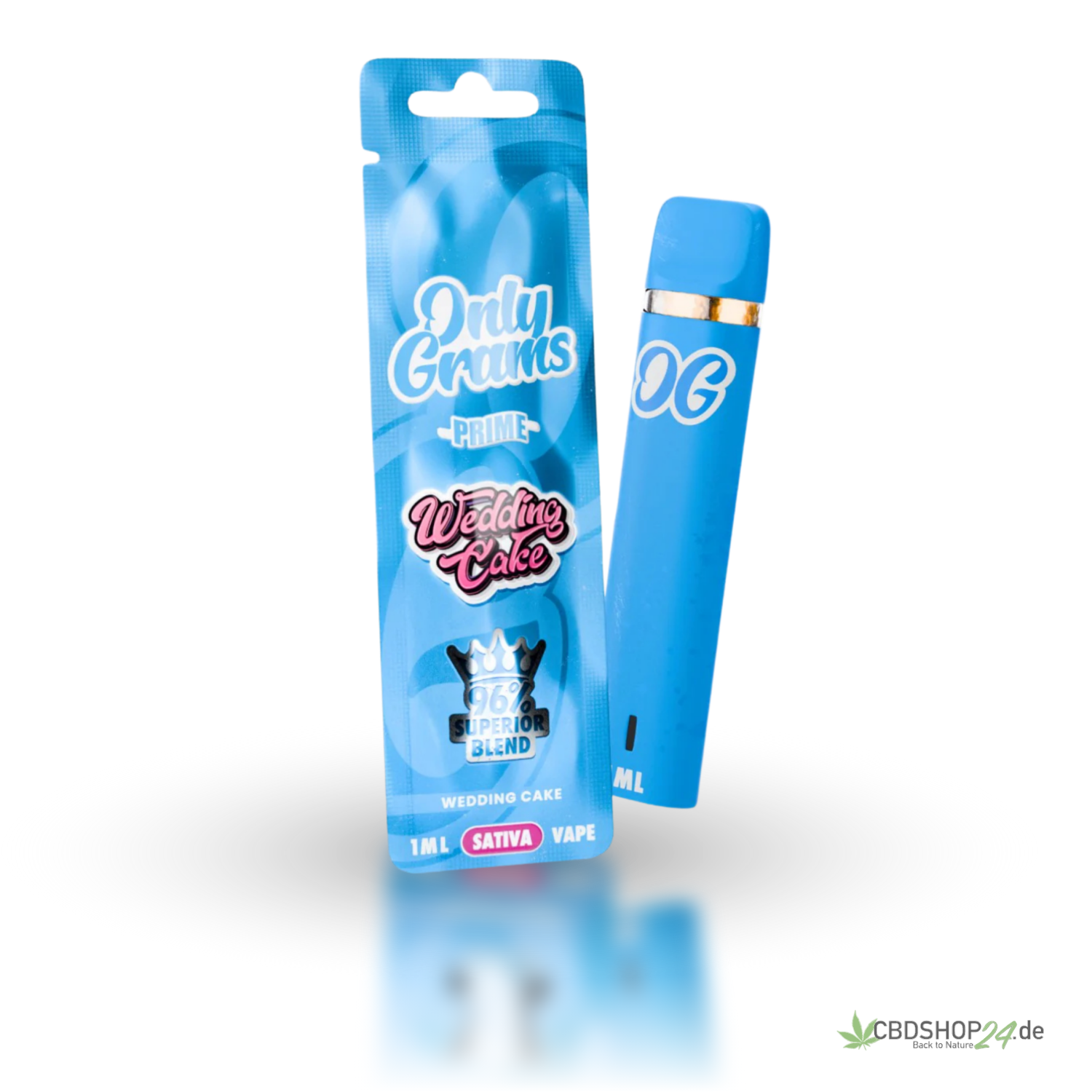 OnlyGrams Superior Vape 96% - Wedding Cake cbdshop24