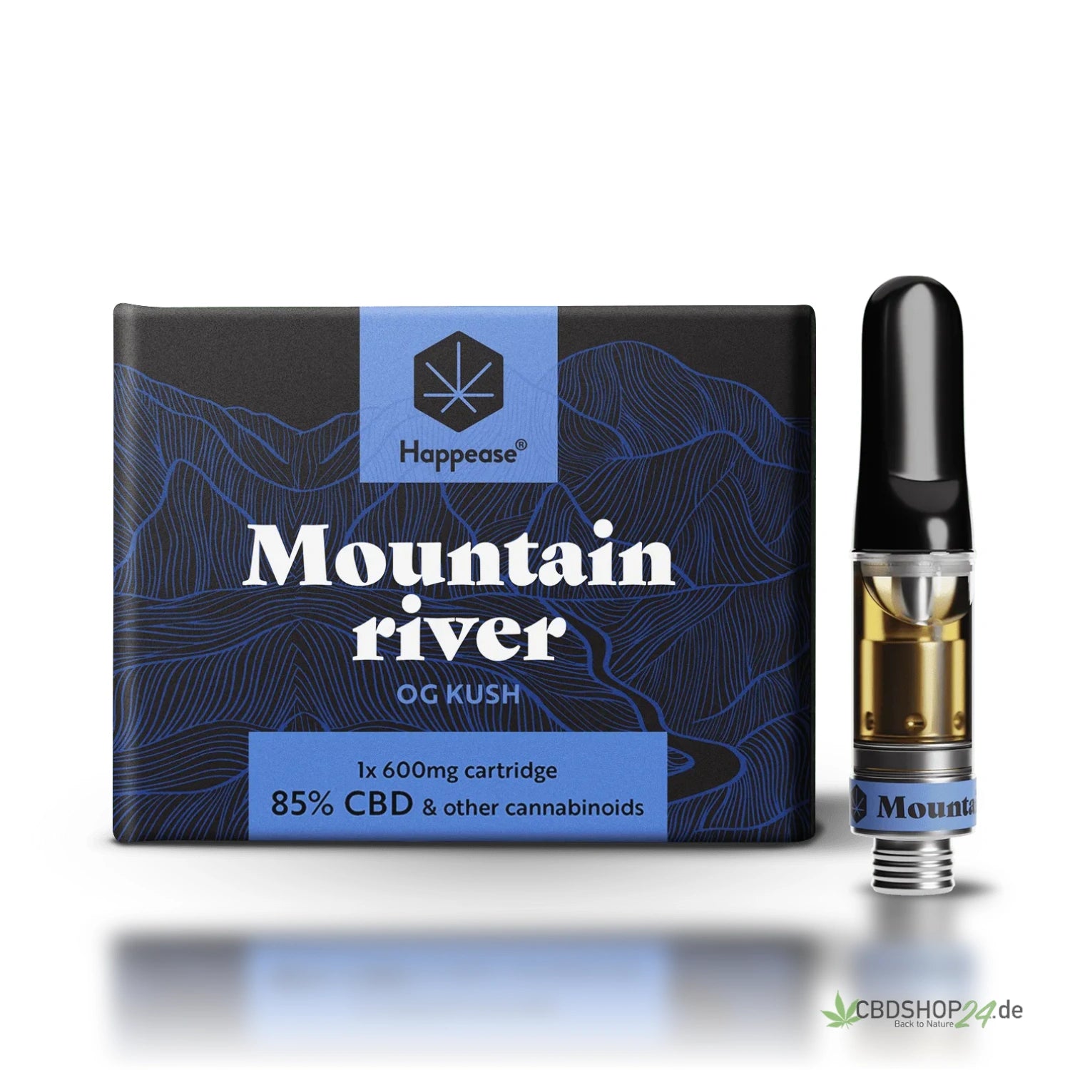 Happease® CBD Kartusche 85% - Mountain River cbdshop24