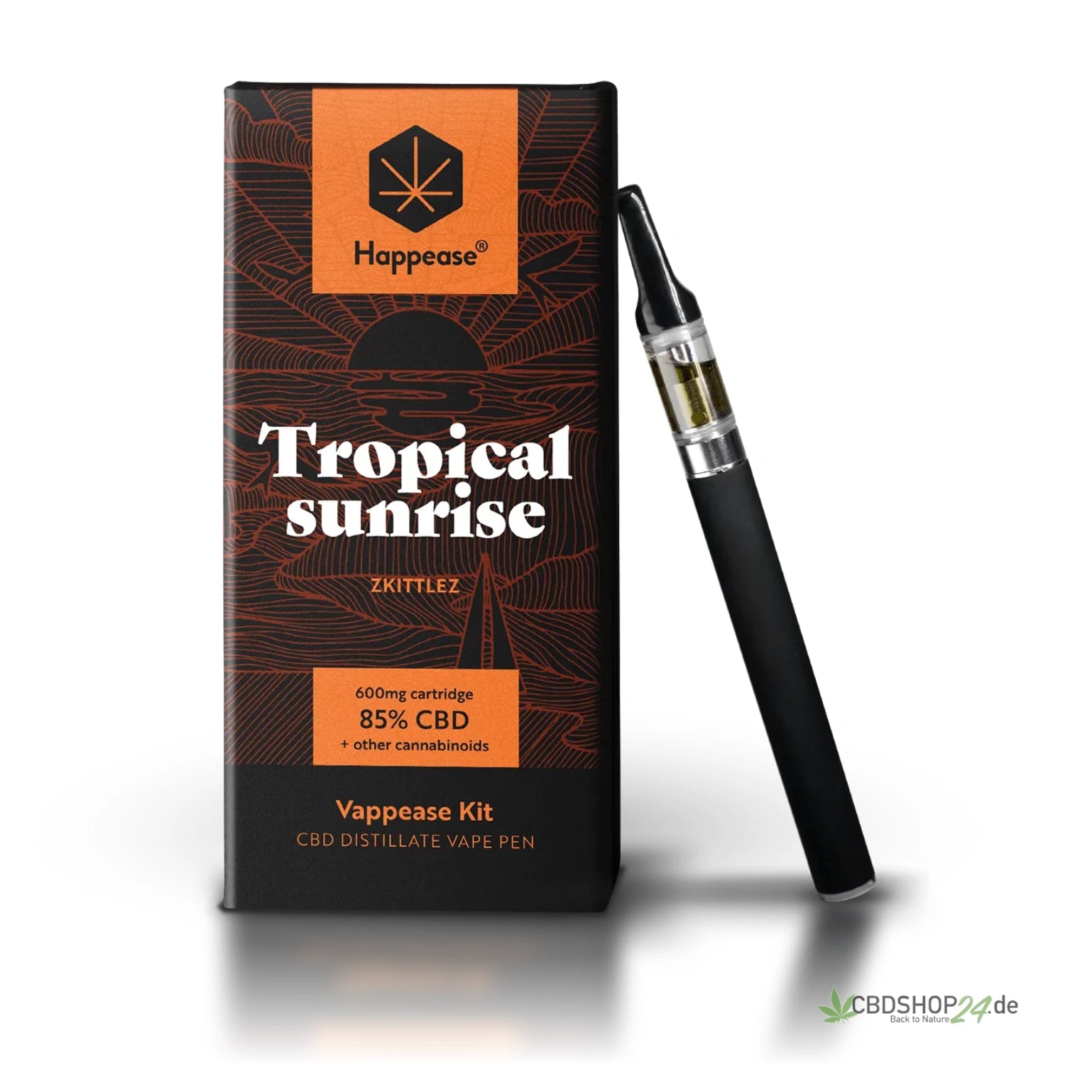 Happease® CBD Vape 85% - Tropical Sunrise cbdshop24