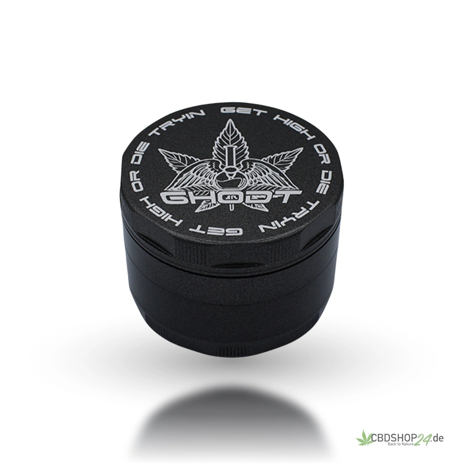 Keramik GHODT Grinder 4 tlg. 63mm Schwarz-cbdshop24.de