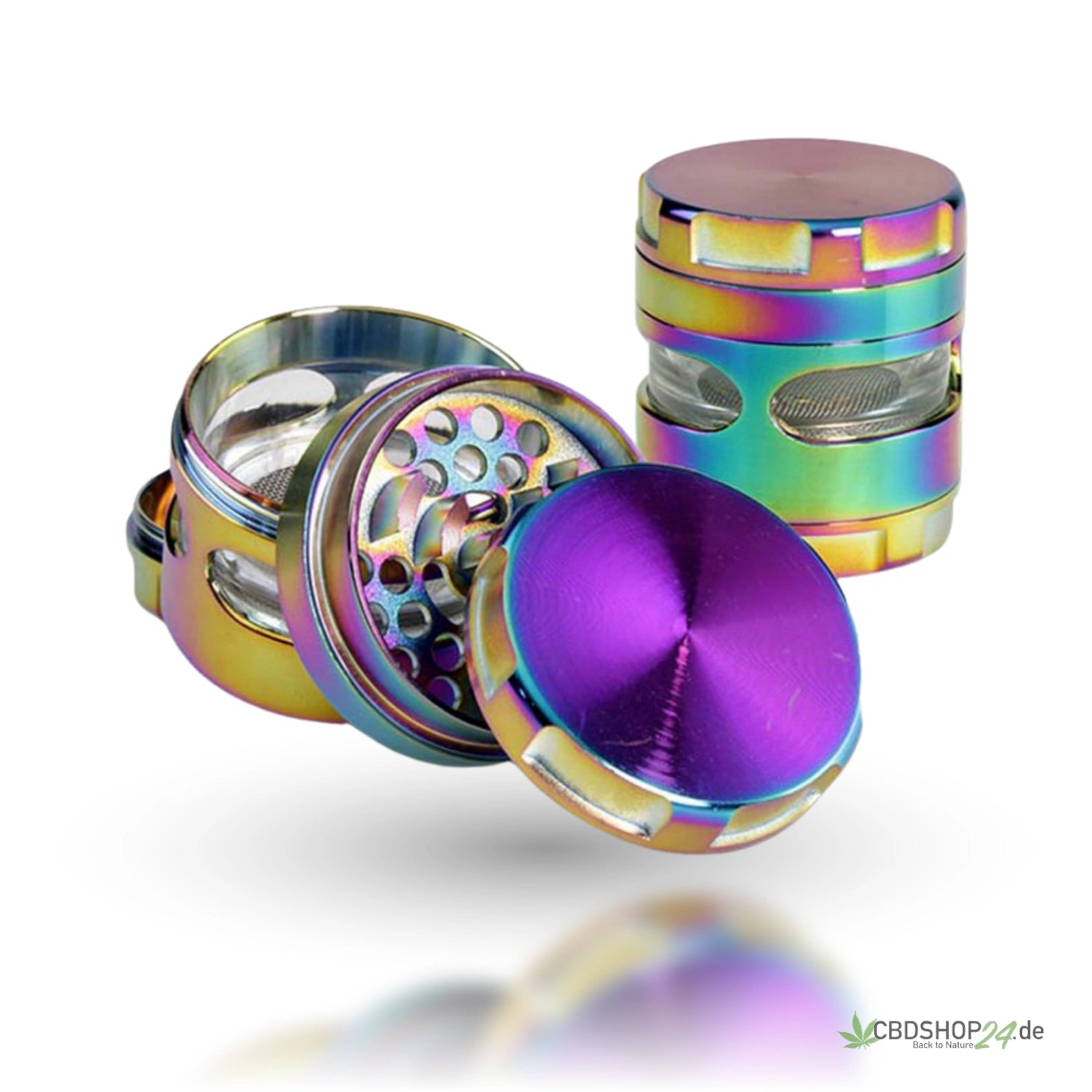 Metallgrinder 4-tlg. Ölfarben Ø62mm-cbdshop24.de