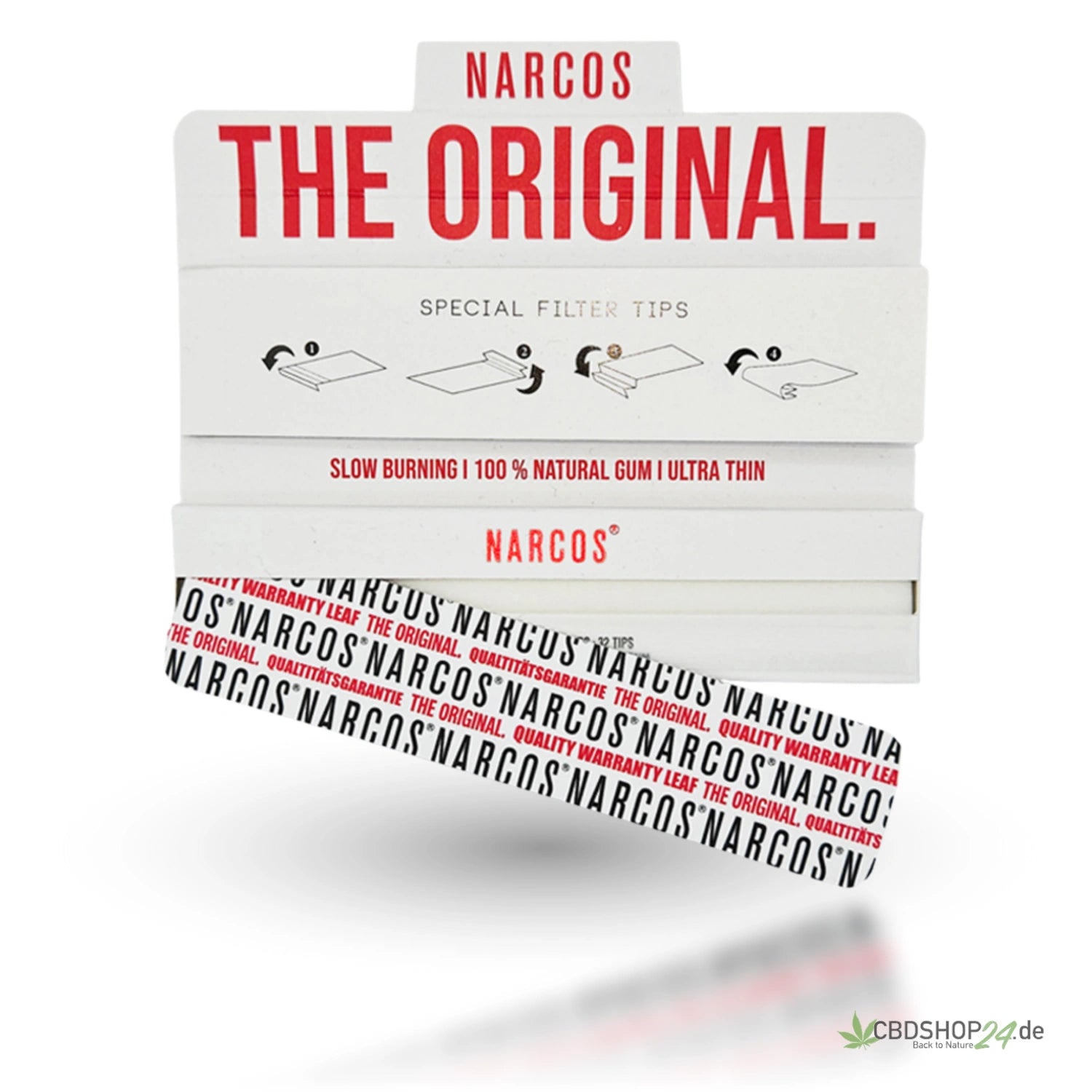 Narcos King Size Slim Paper + Tips