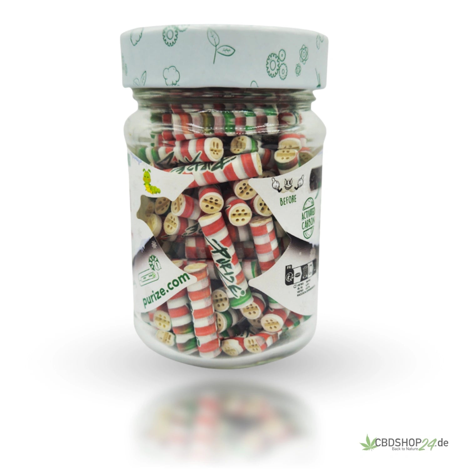 Purize® Xtra Slim Size (Ø5,9mm) 100 Stück im Glas vers. Farben