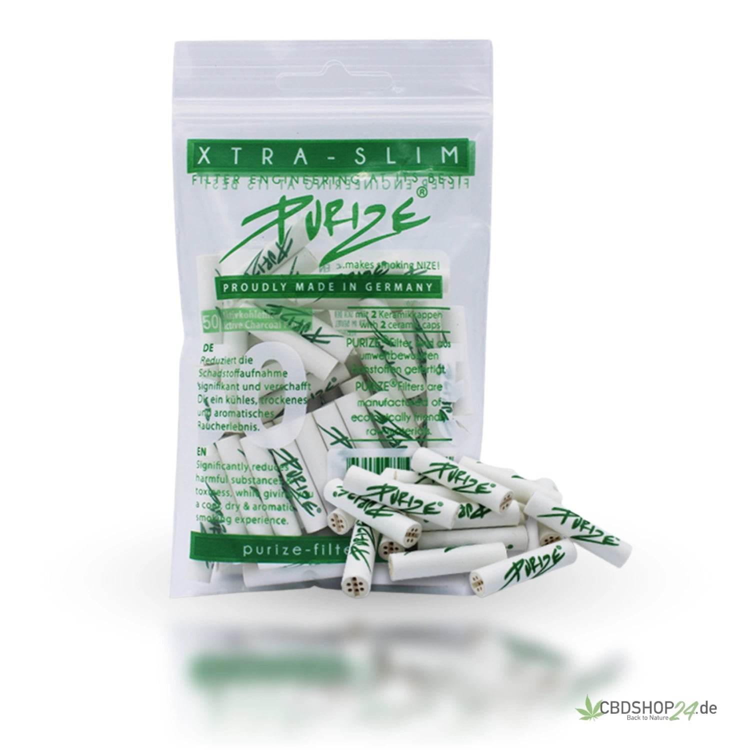 Purize® Xtra Slim Size (Ø5,9 mm) 50 unidades en bolsa, varios colores