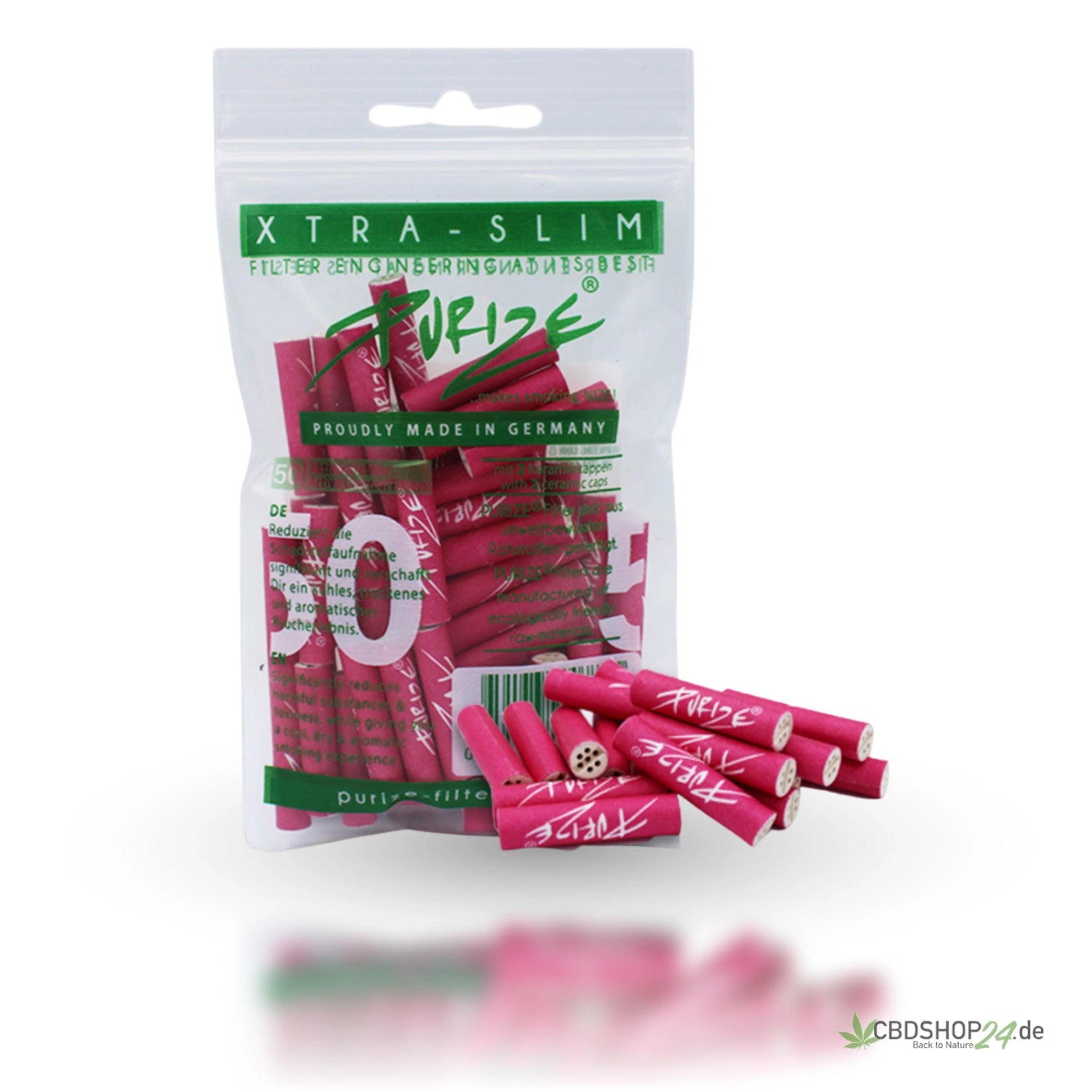 Purize® Xtra Slim Size (Ø5,9 mm) 50 unidades en bolsa, varios colores