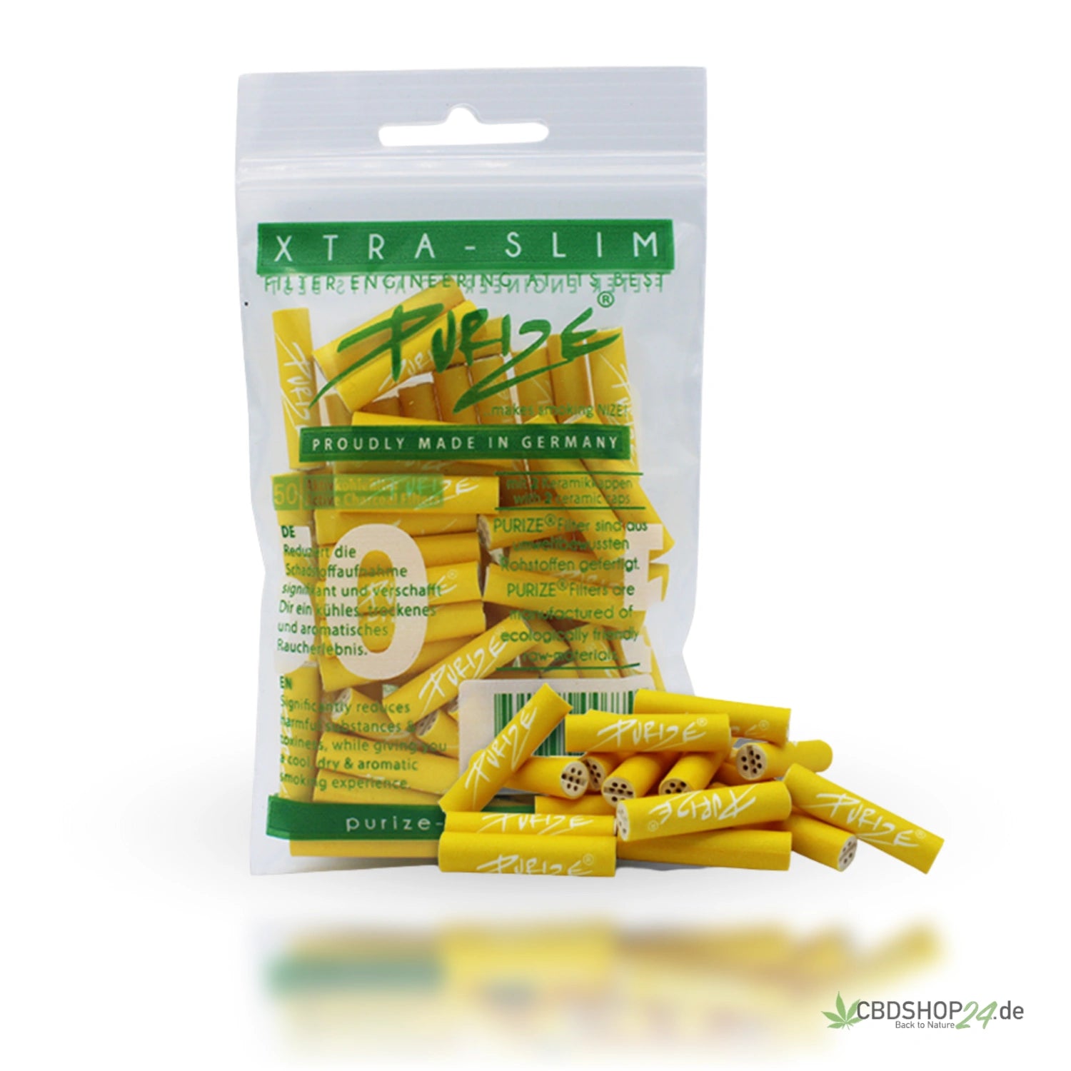 Purize® Xtra Slim Size (Ø5,9 mm) 50 unidades en bolsa, varios colores