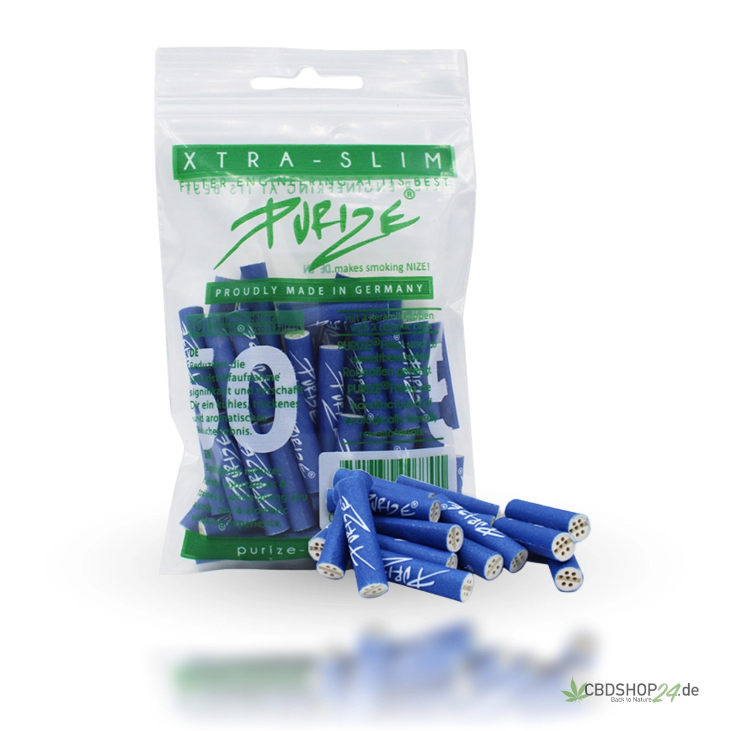 Purize® Xtra Slim Size (Ø5,9 mm) 50 stk. i pose, forsk. farver