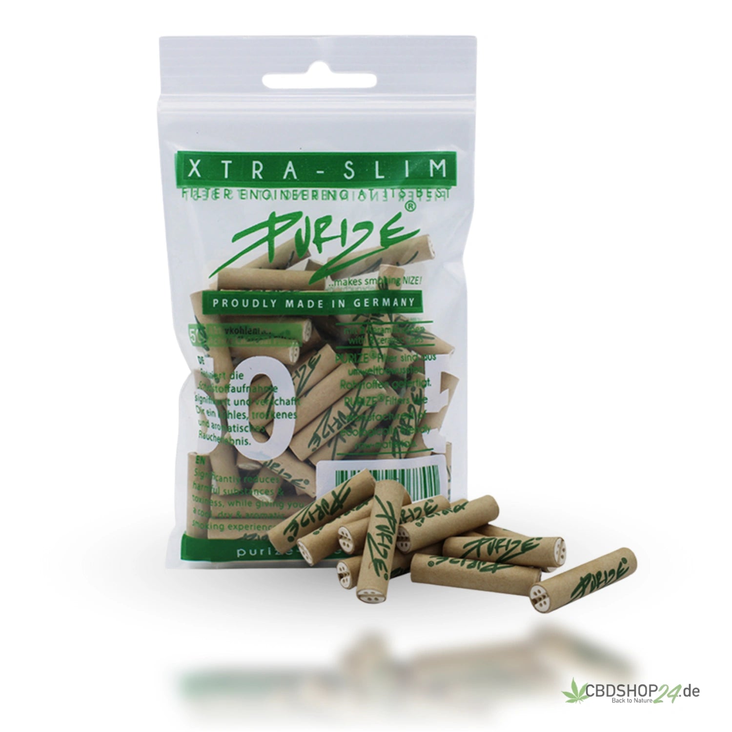 Purize® Xtra Slim Size (Ø5,9 mm) 50 unidades en bolsa, varios colores