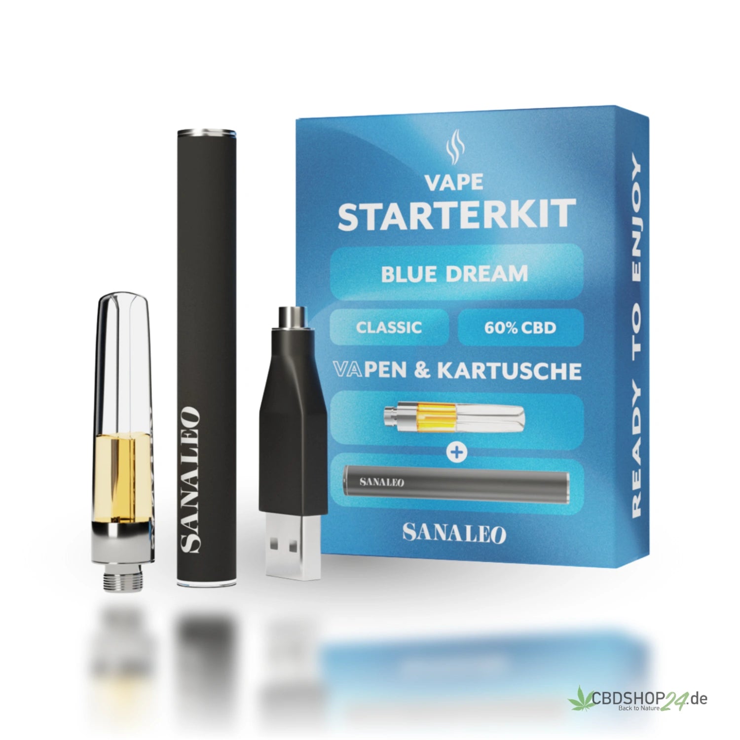 Sanaleo CBD VaPen 60% Starter-Kit - 0,5ml