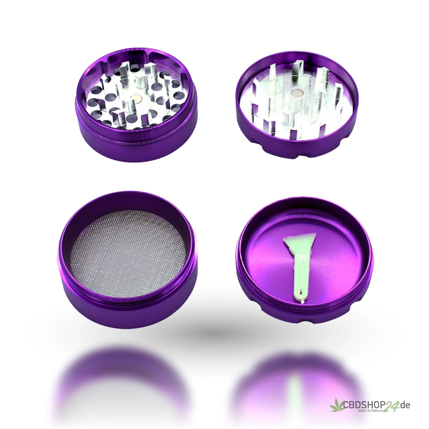 Space Grinder 4 tlg. 50 mm. versch. Farben