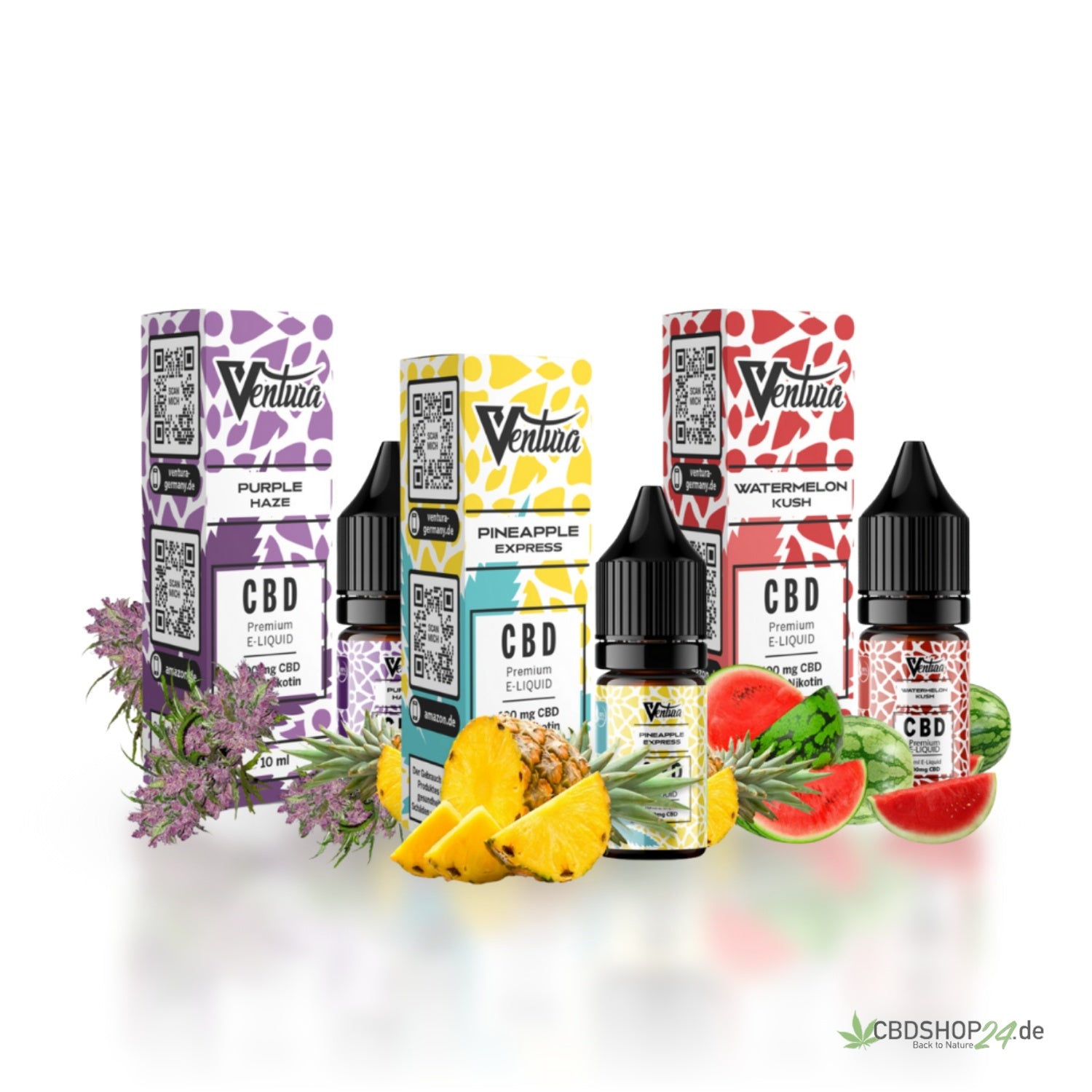 CBD Liquid Ventura - 3'er Pack Bundle-cbdshop24.de