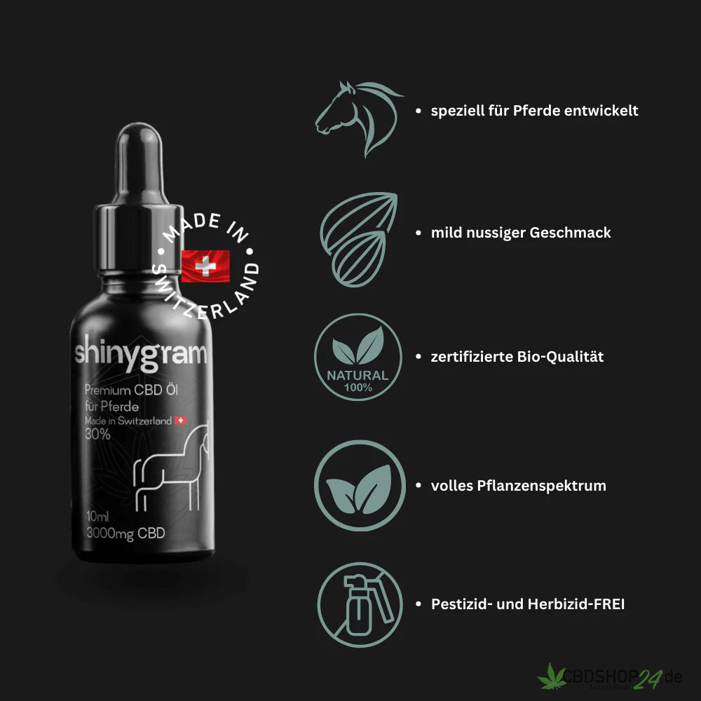 CBD Öl für Pferde 30%-cbdshop24.de