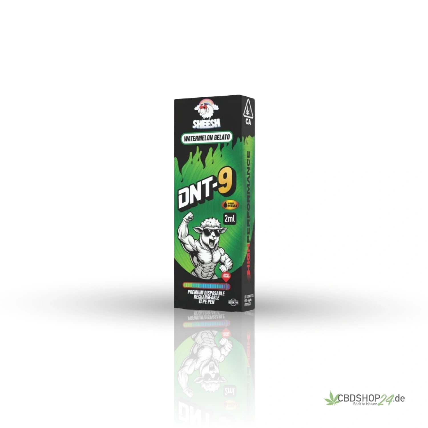 Sheesh DNT9 Vape - Watermelon Gelato 2ml