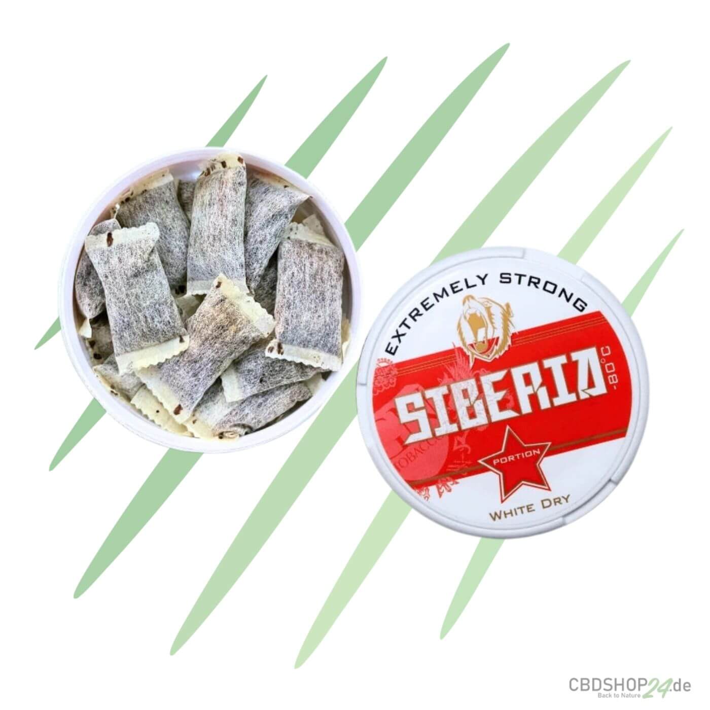Siberia Red Extreme – Extra Starke Nikotin Pouches-cbdshop24.de