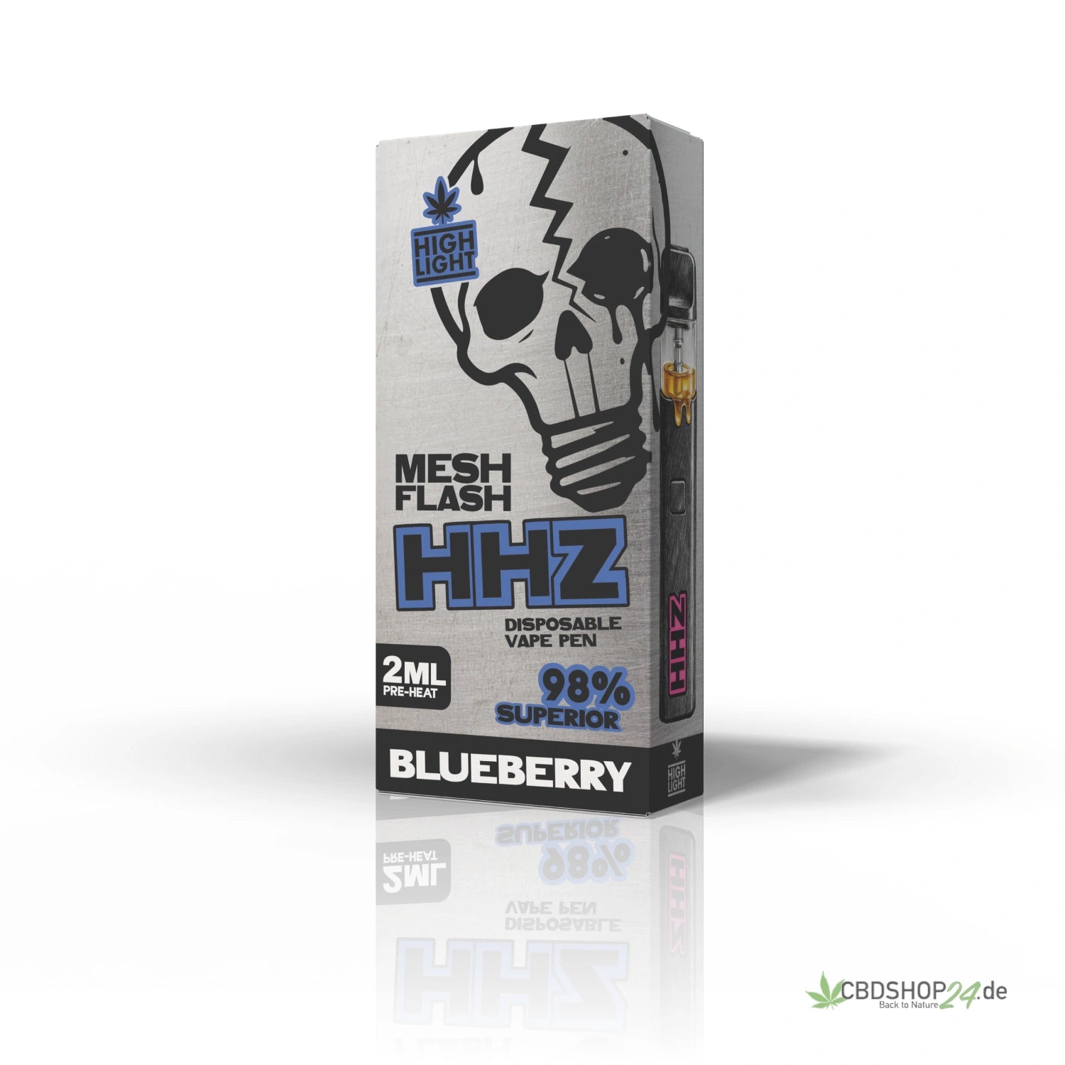 Mesh Flash Вейп HHZ 98% - Blueberry 2ml