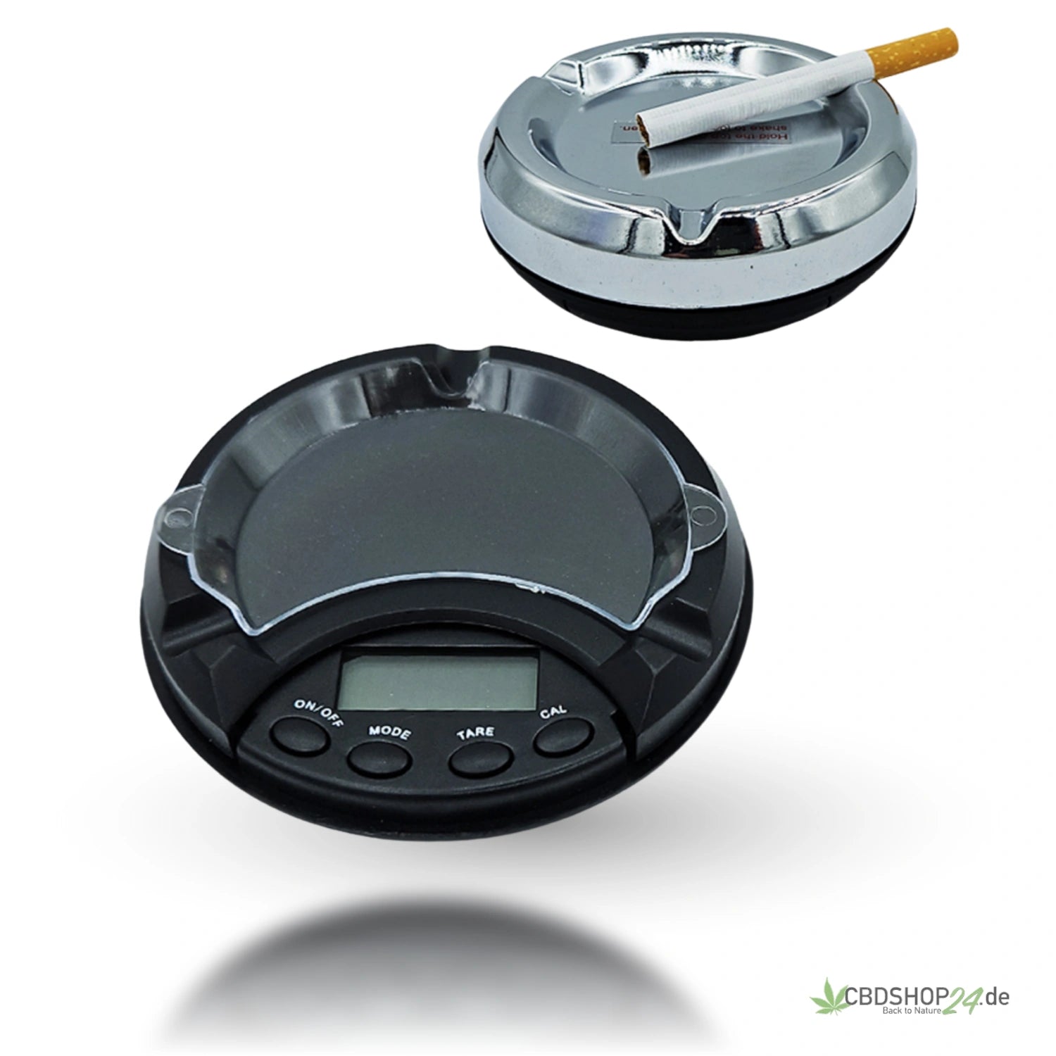 Digitalwaage Aschenbecher 0,01-100g-cbdshop24.de