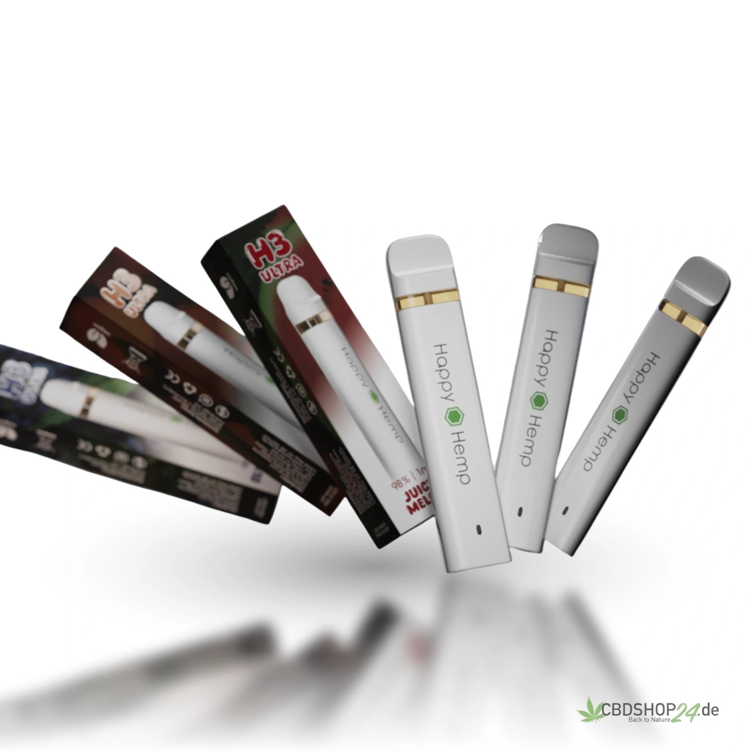 Happy Hemp H3 Ultra Vape 98% - Juicy Watermelon