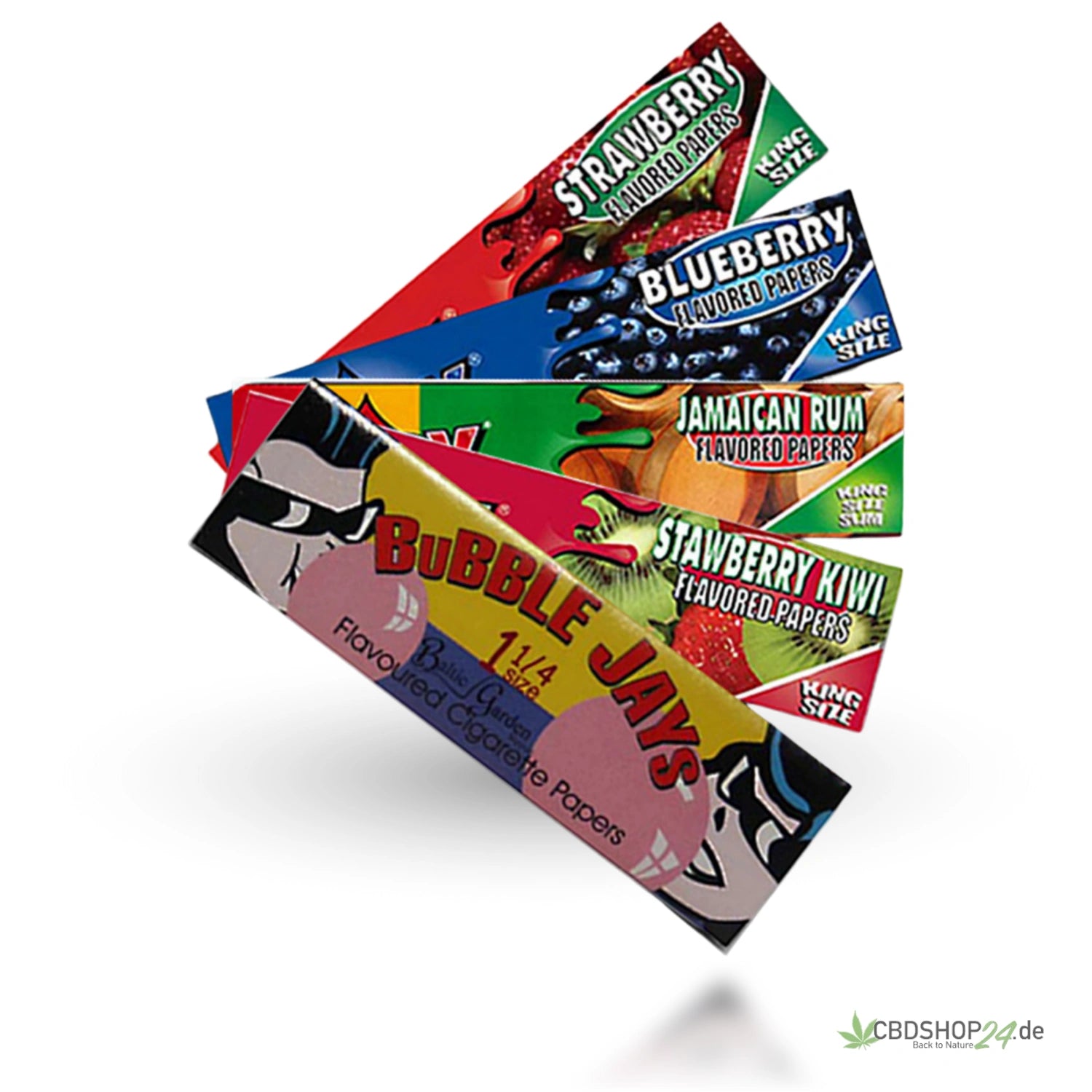 Juicy Jays King Size Slim Paper mit Flavour-cbdshop24.de