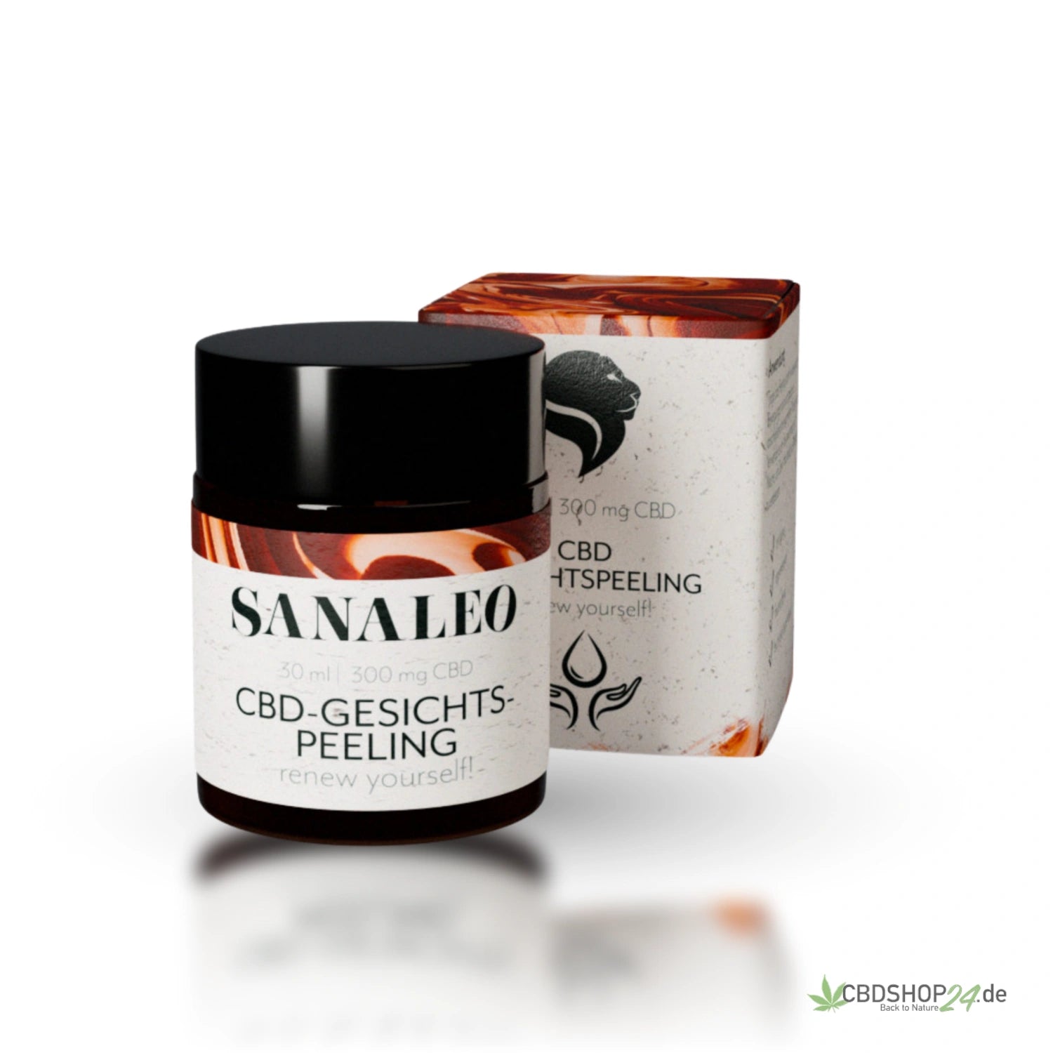 Sanaleo CBD Gesichtspeeling - 30ml-cbdshop24.de