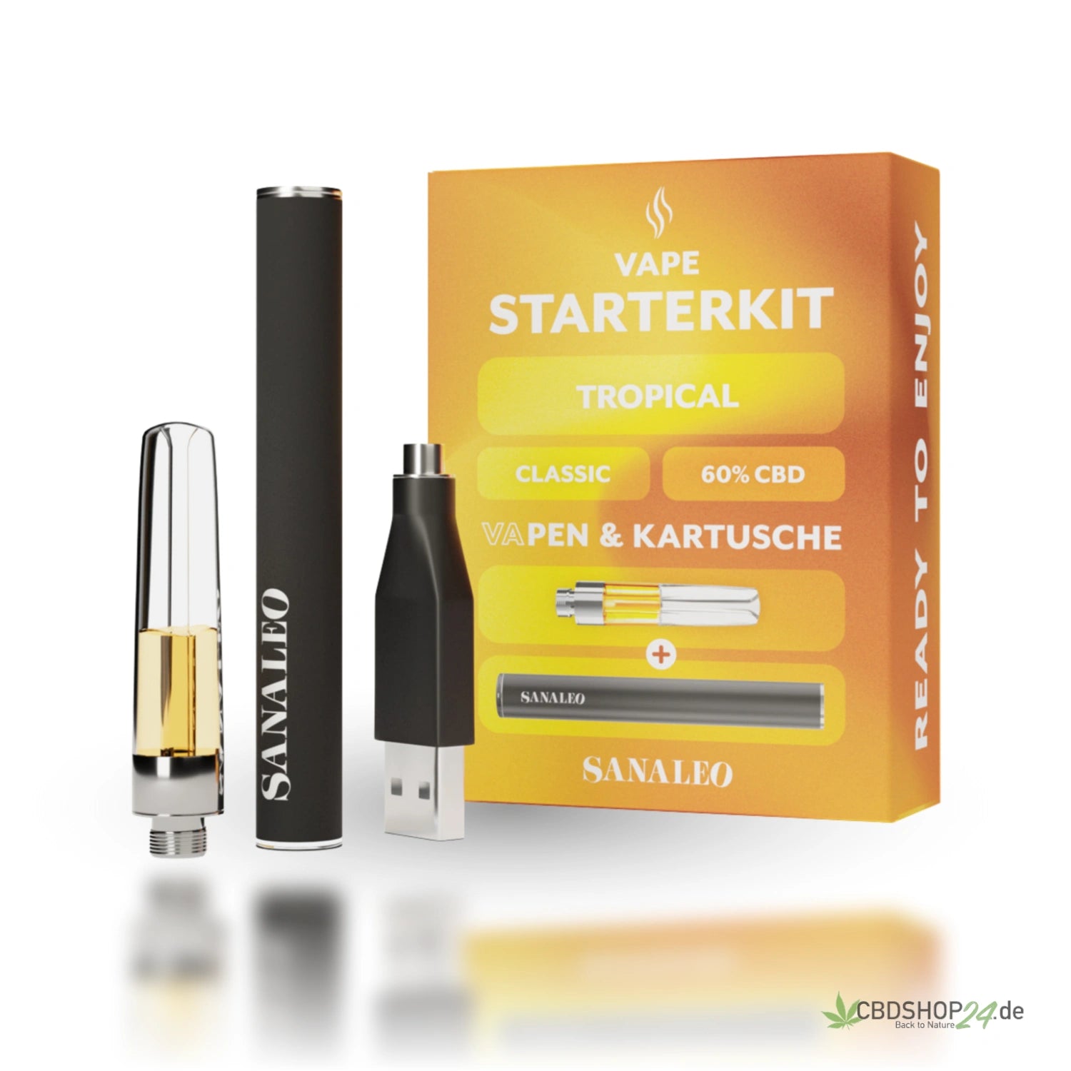 Sanaleo CBD VaPen 60% Starter-Kit - 0,5ml
